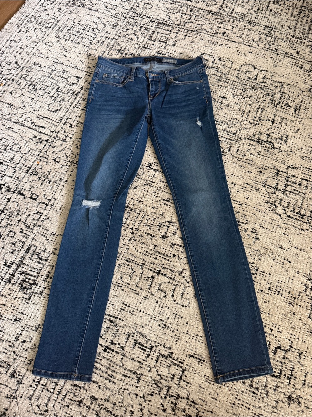 Aeropostale Women's Dark Blue Skinny Jeans